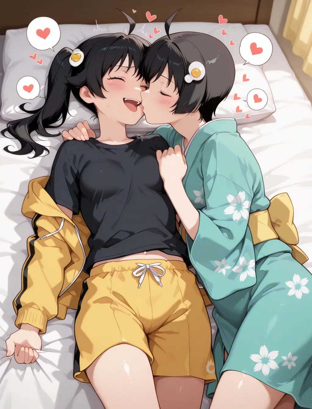 [どろっぷちゃん] コスらぶ ヒロインだって喘ぎたい！ 阿良々木火憐＆阿良々木月日 [d_699830] Page.97