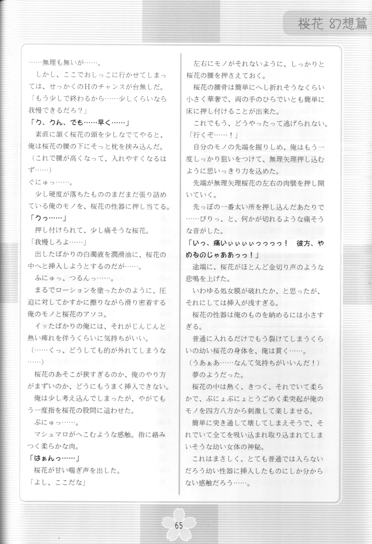 謎の桜花本～桜花〈幻想篇〉～ Page.64