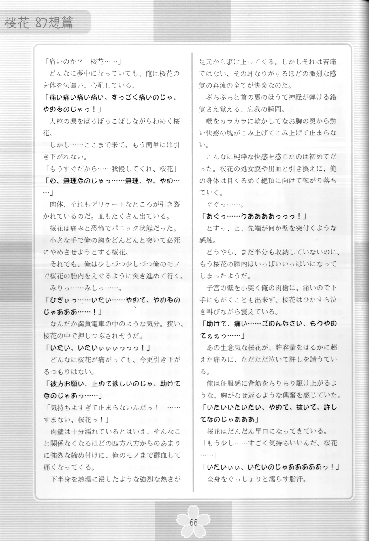 謎の桜花本～桜花〈幻想篇〉～ Page.65