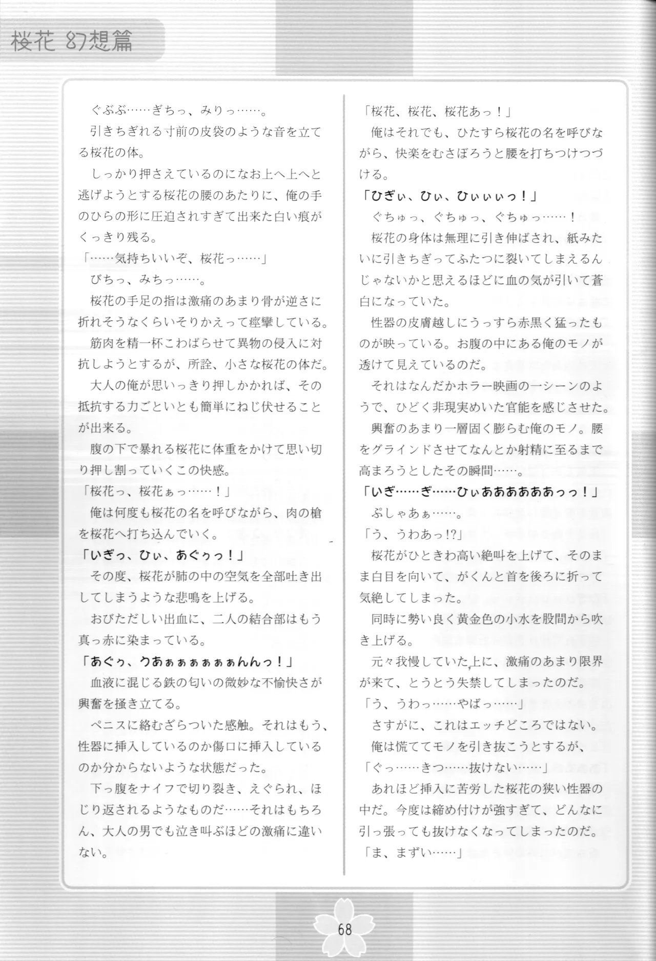 謎の桜花本～桜花〈幻想篇〉～ Page.67