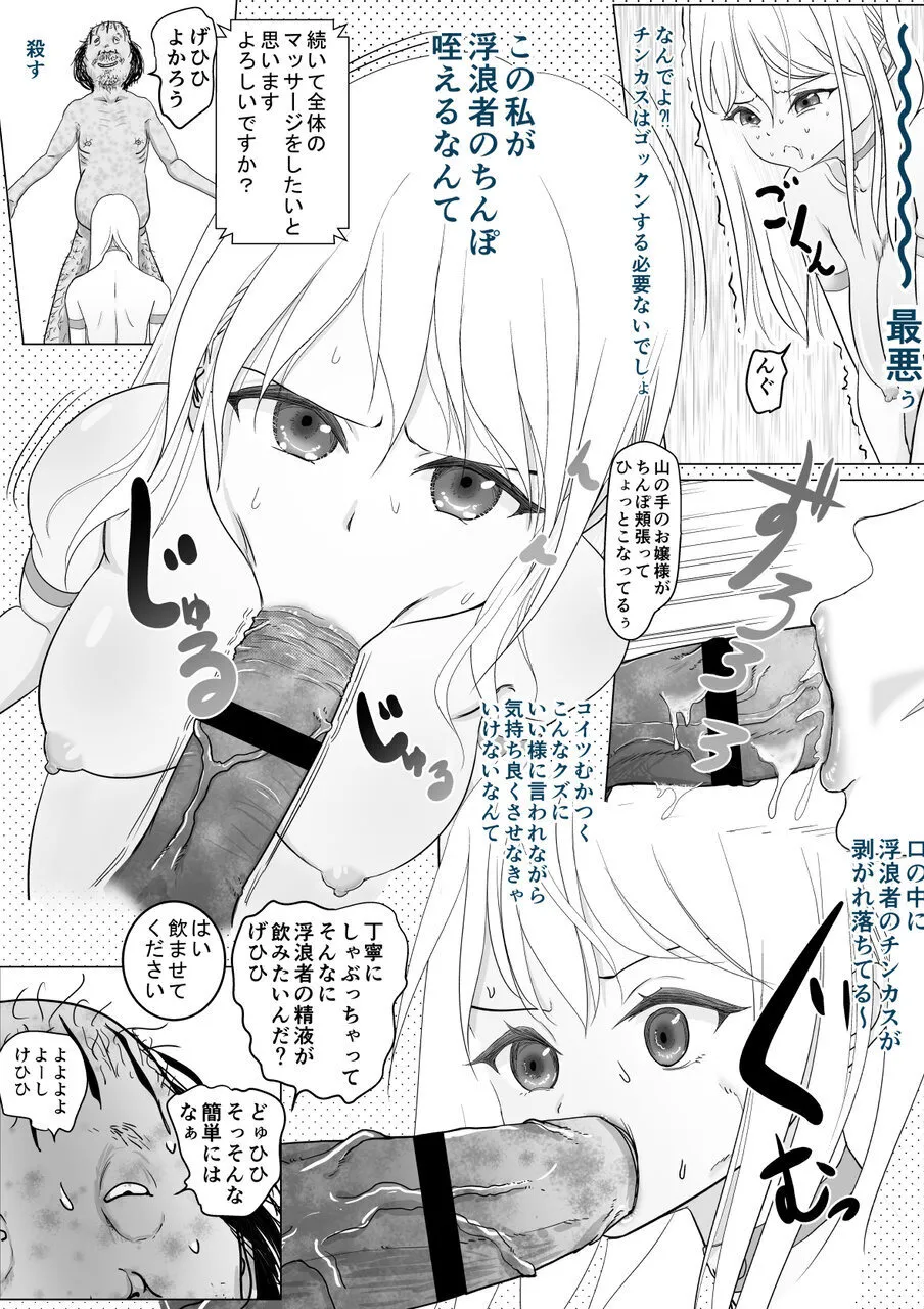 高飛車ヒロインと浮浪者 Page.20
