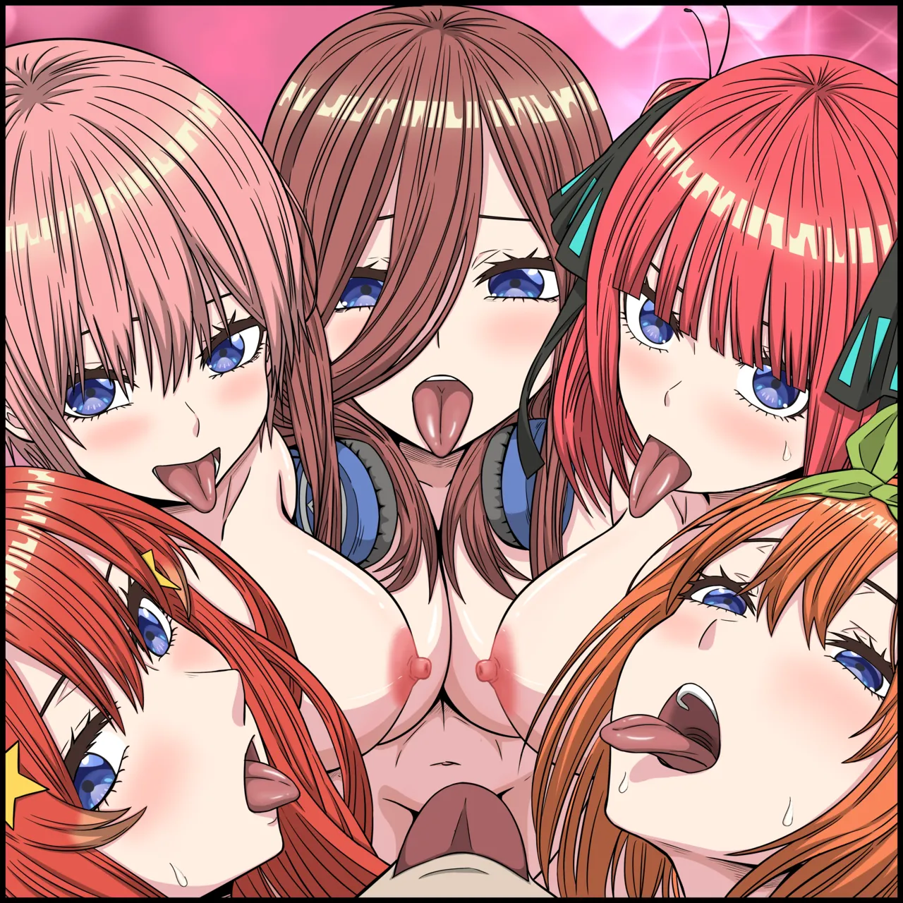 アニメキャラとセックルできるアプリ２３、ハーレム後編 Page.50