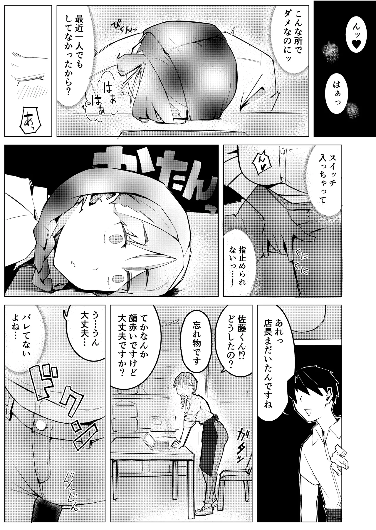 女店長がオナニーを目撃された結果 Page.7