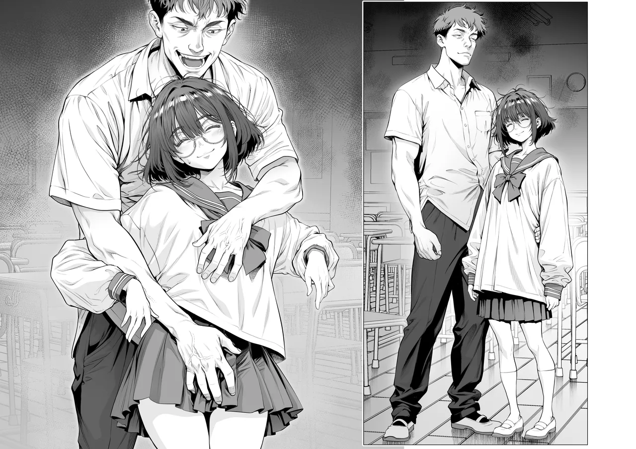 仔犬系彼女は怖い不良先輩に躾けられた公衆ケツマンコだった Page.38