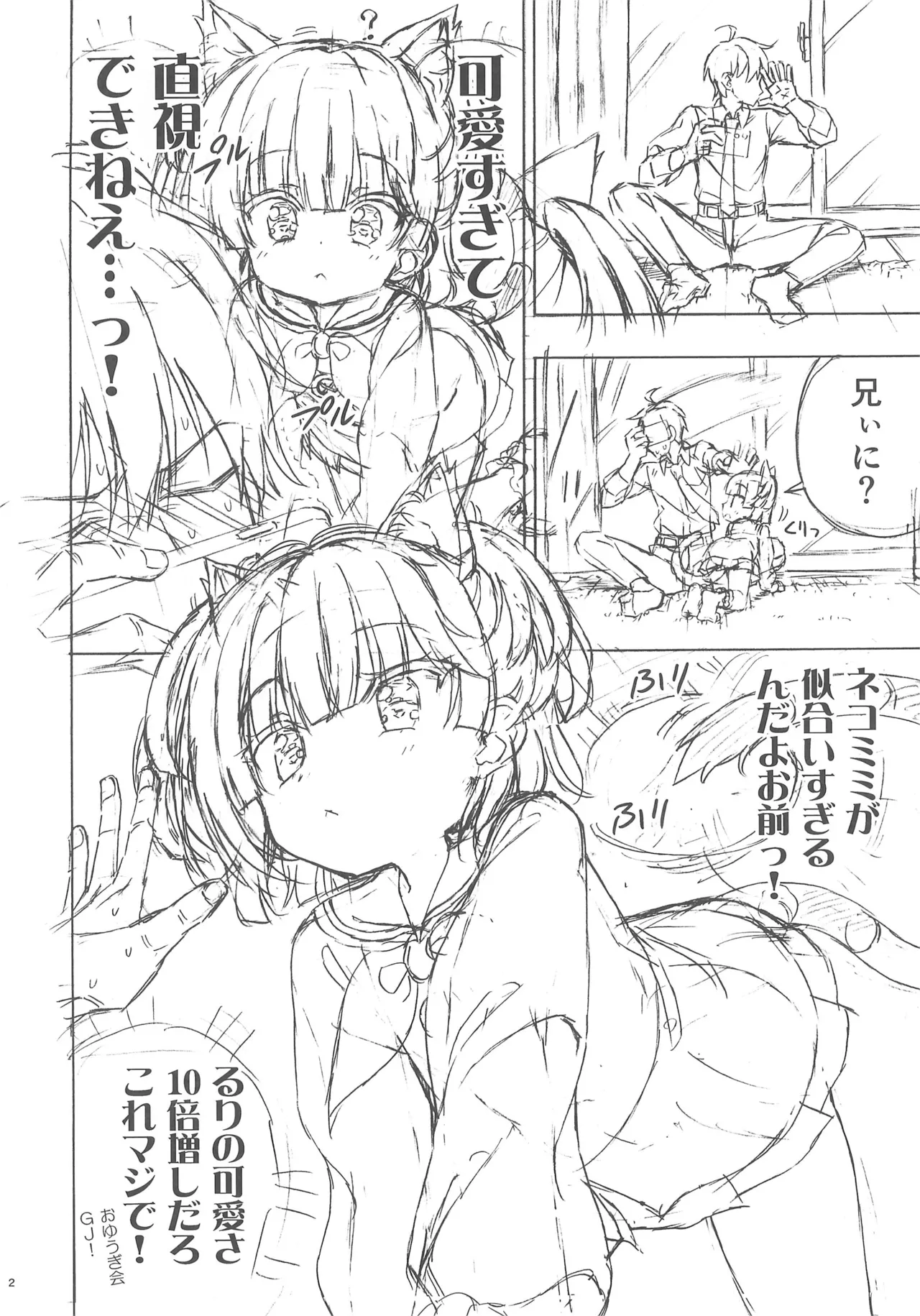 あそぼ、兄ぃに短編 見て見て兄ぃに 準備号 Page.2