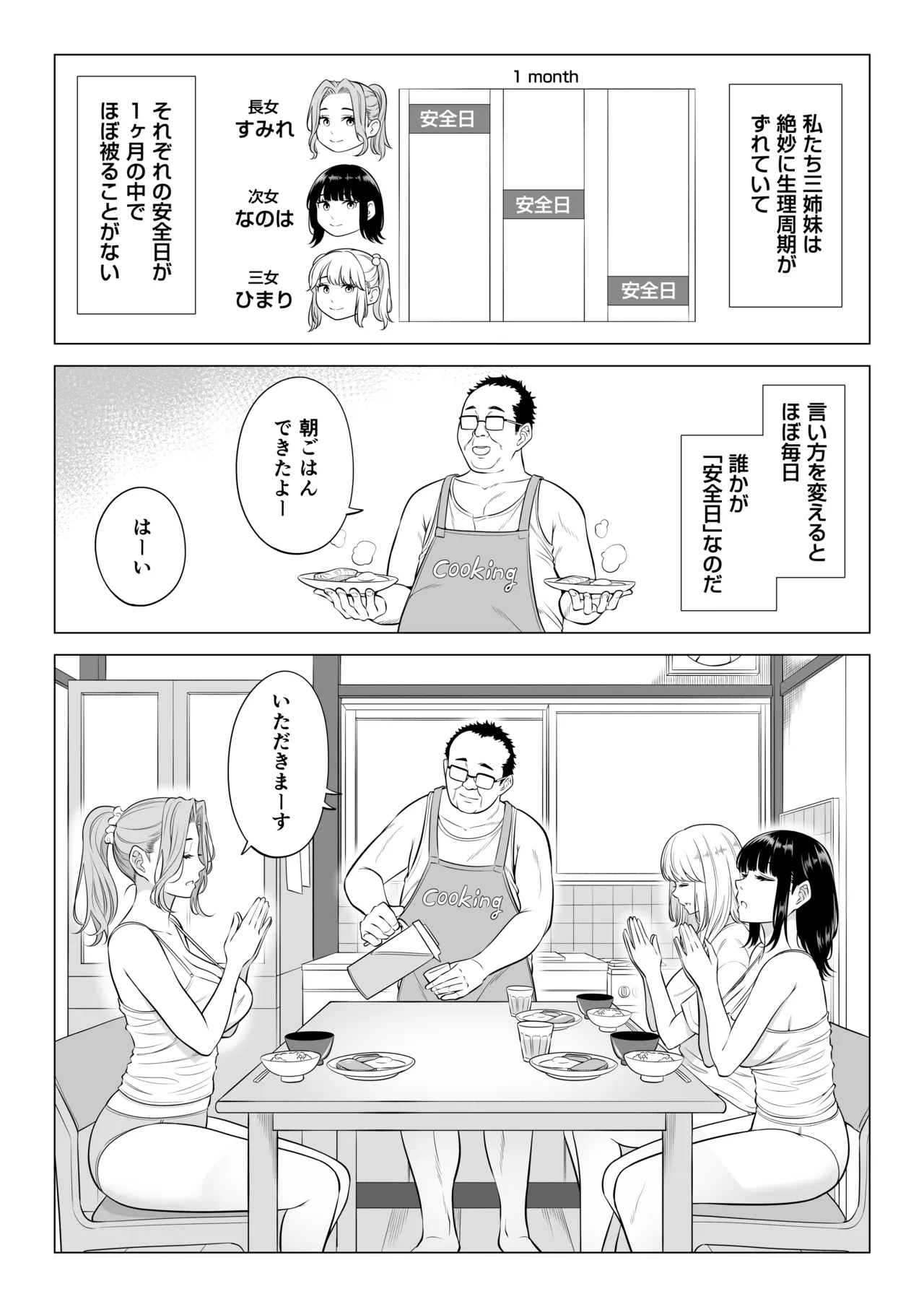 お義父さんの性欲処理は私たち三姉妹のもちまわりっ Page.10