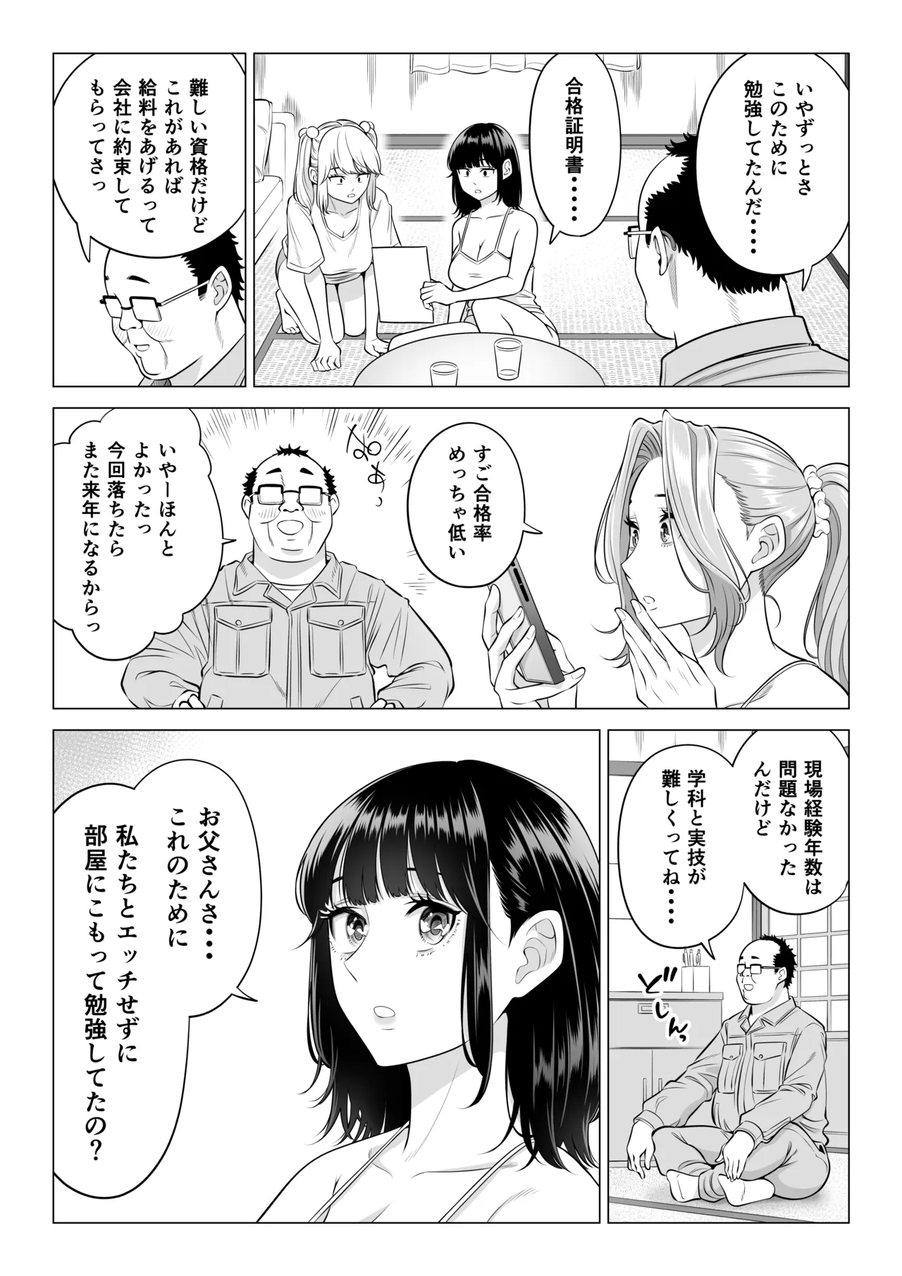 お義父さんの性欲処理は私たち三姉妹のもちまわりっ Page.142