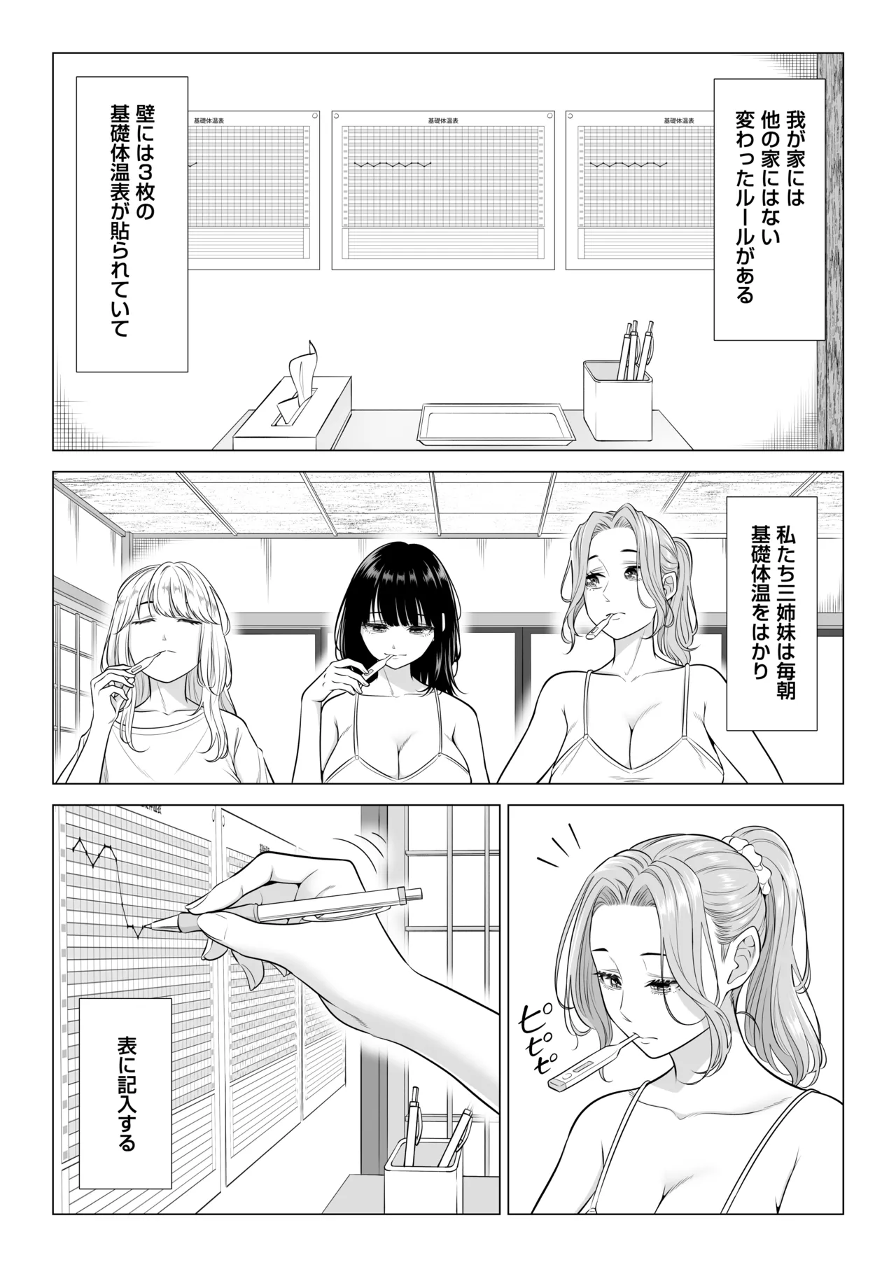 お義父さんの性欲処理は私たち三姉妹のもちまわりっ Page.7