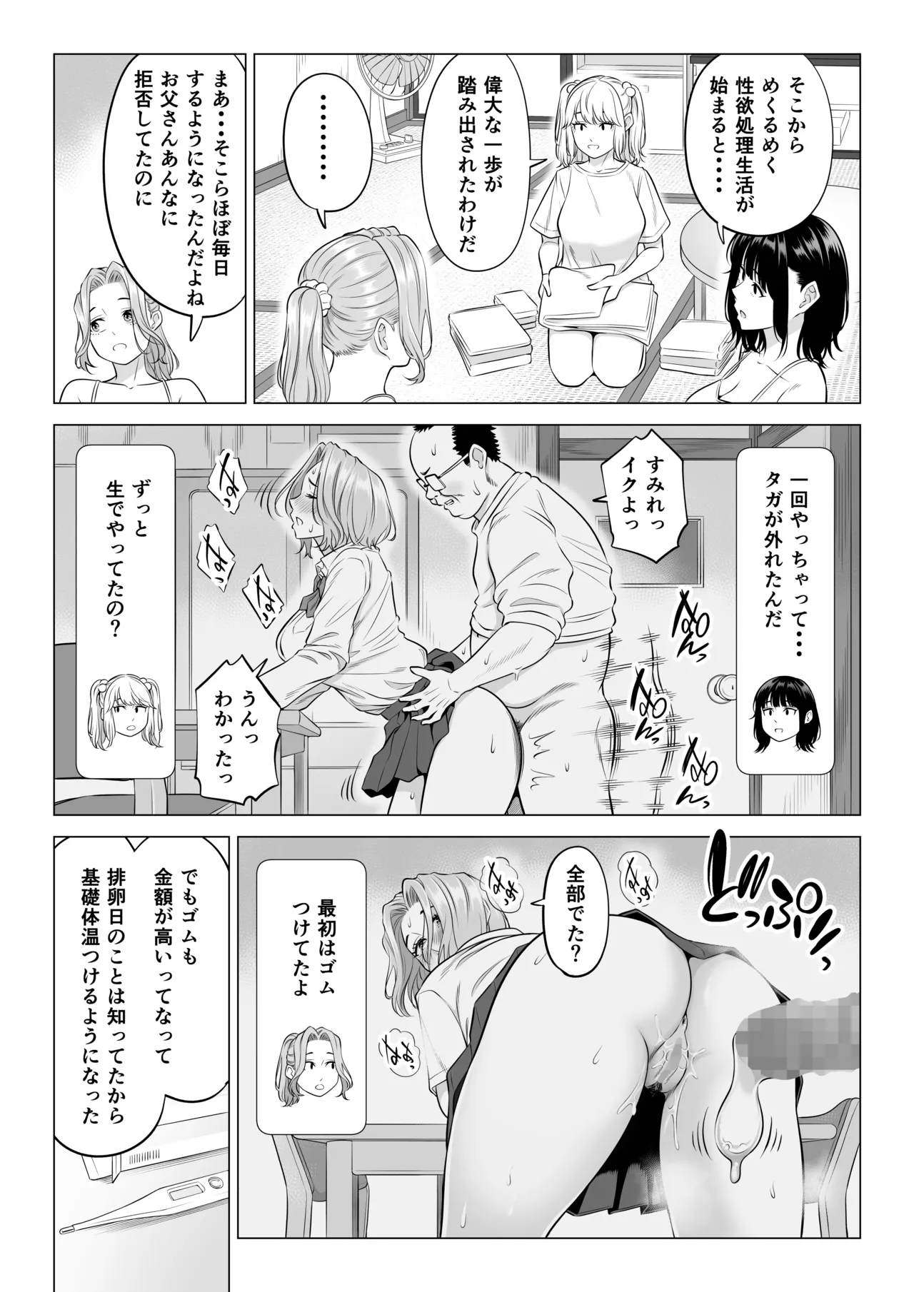 お義父さんの性欲処理は私たち三姉妹のもちまわりっ Page.87