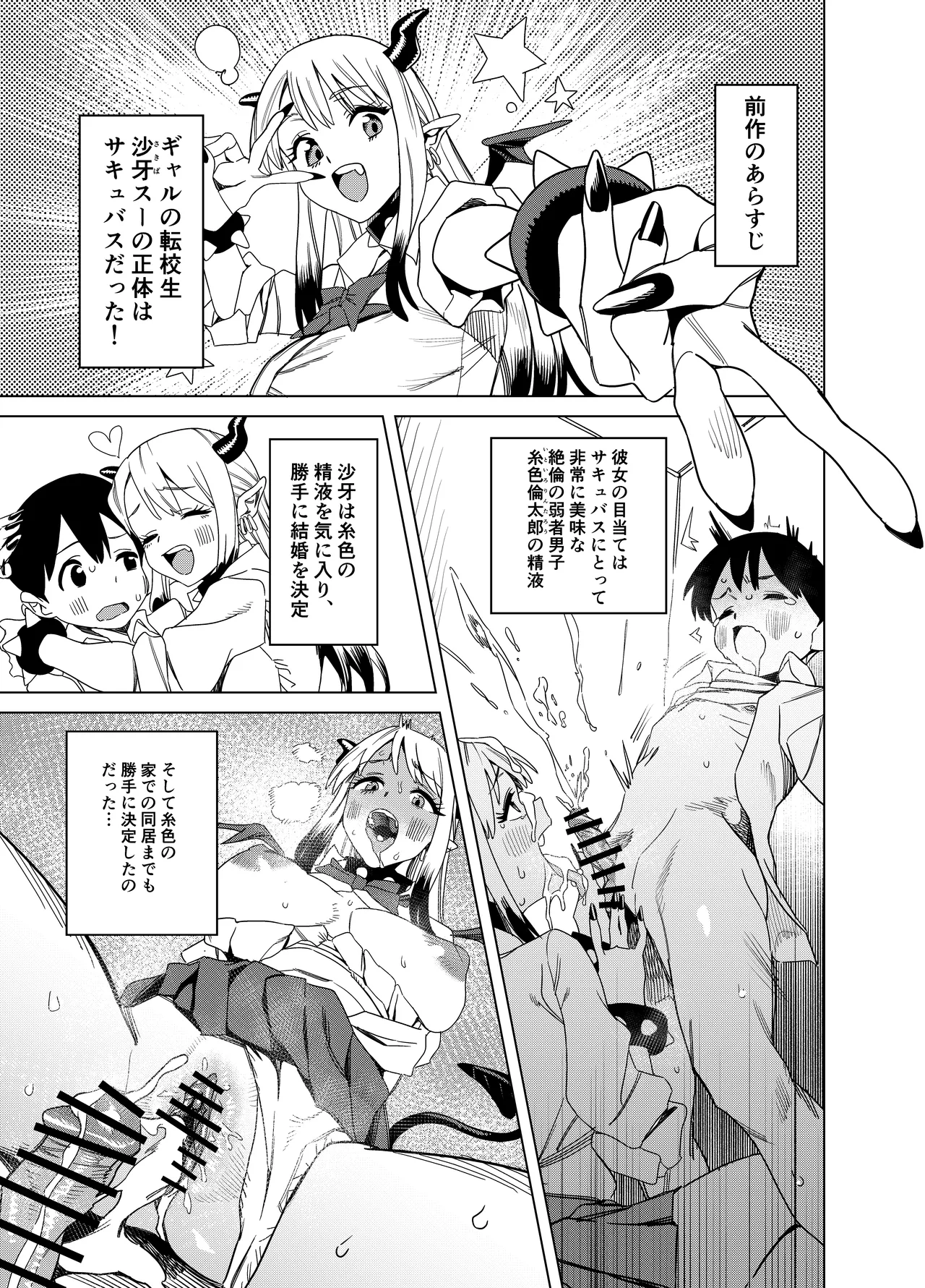 転校してきたギャルサキュバスのごちそうは僕1人！？2 Page.2