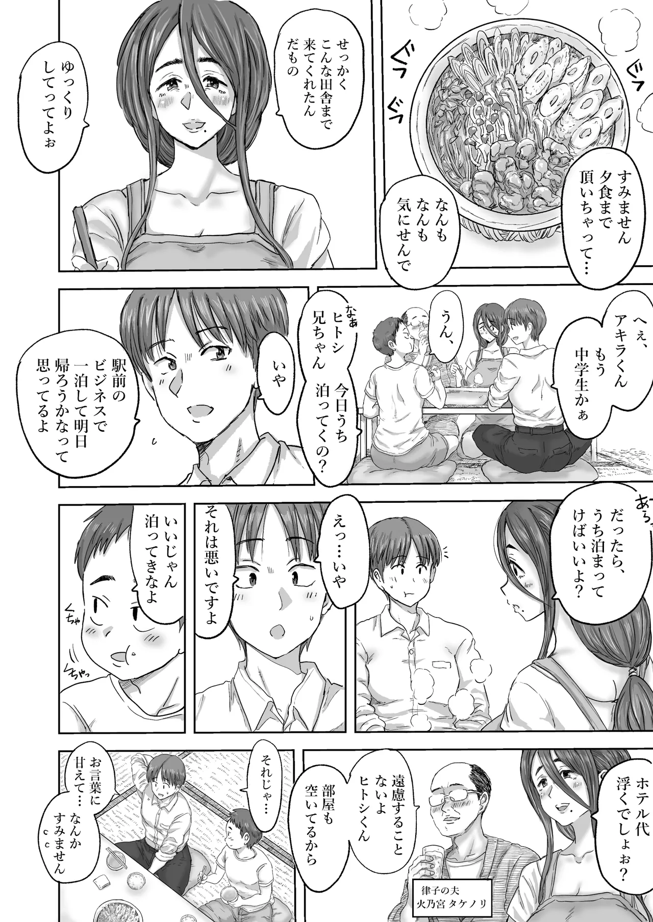 田舎の叔母さん、ドスケベ過ぎた！ Page.8