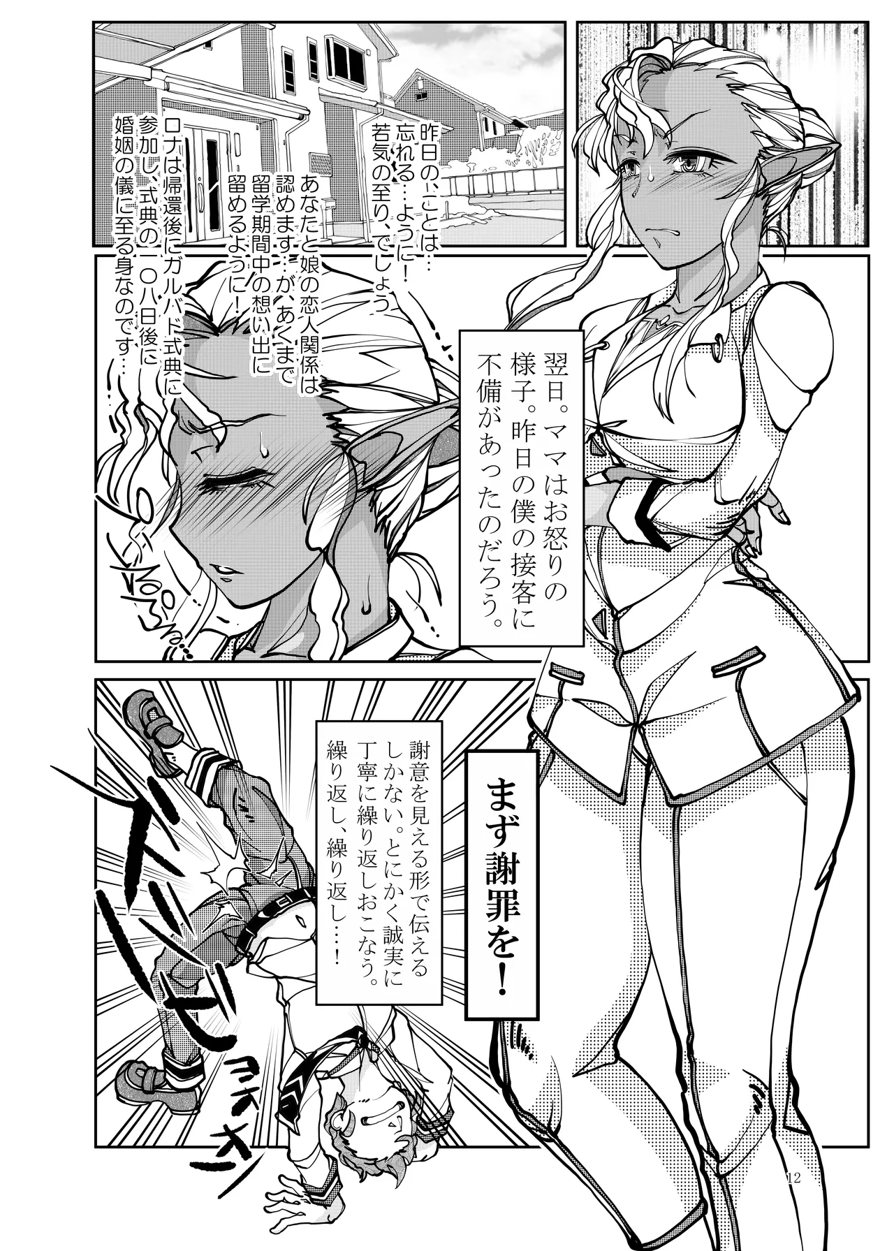 異世界からの留学生 ダークエルフさんをお嫁さんにしたい+ママと一緒に Page.10