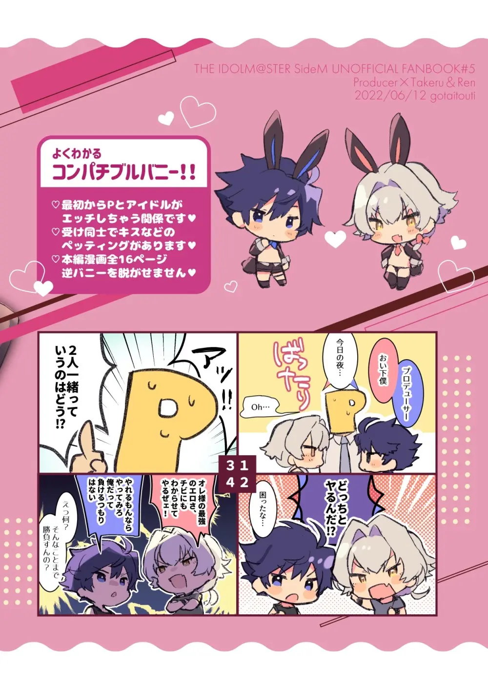 コンパチブルバニー！！(アイドルマスター SideM) Page.2