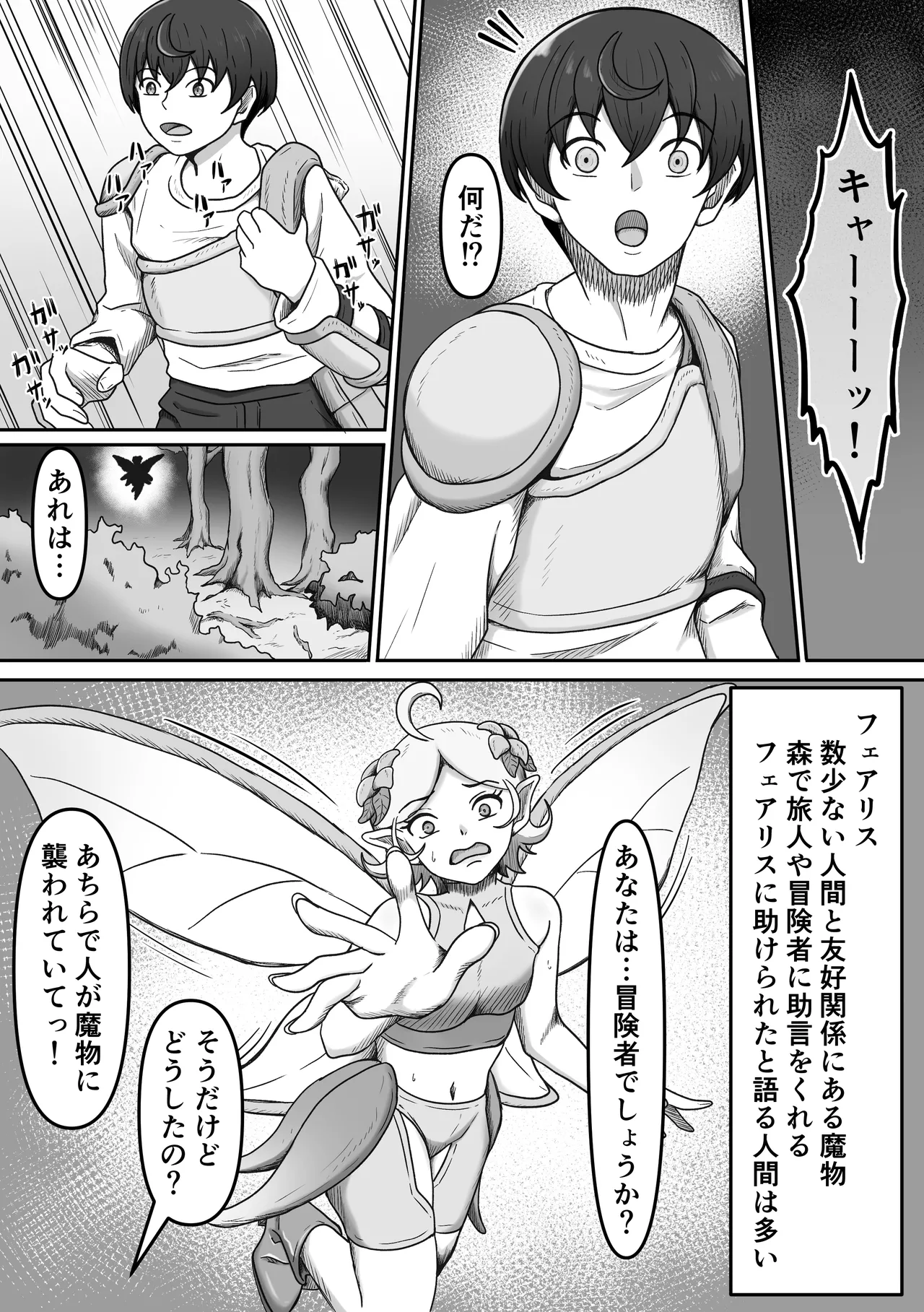 搾精魔物娘にご用心～精液大好きな魔物娘達の餌食になる冒険者君のお話～ Page.3