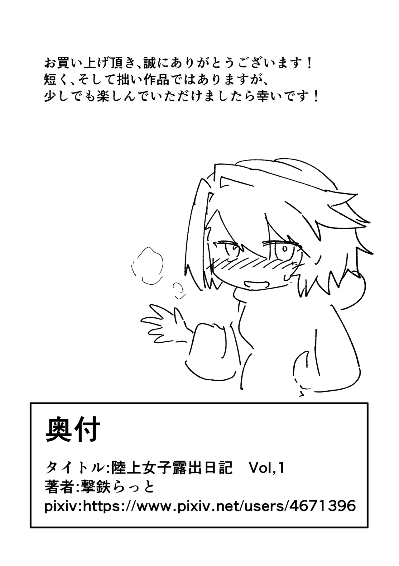 陸上女子露出日記 vol,1 Page.18