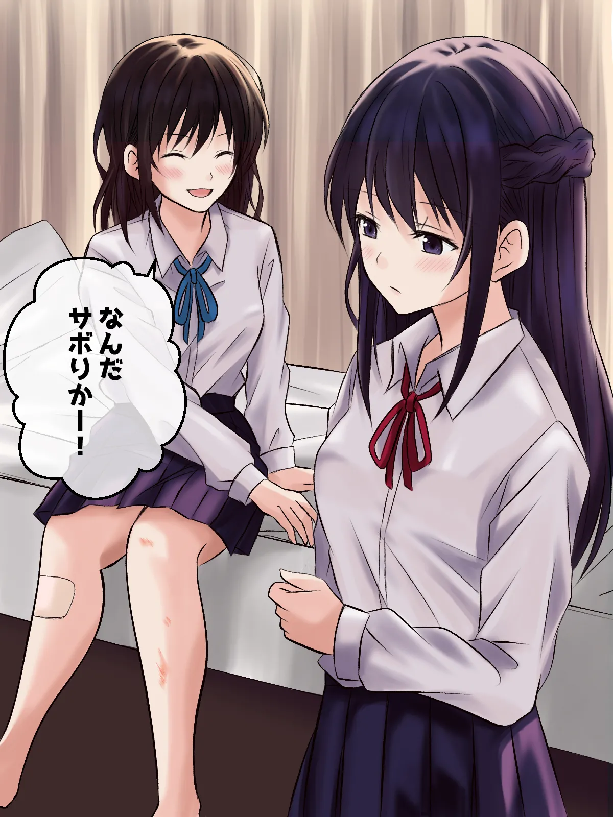 憧れの先輩と保健室で百合エッチ Page.10