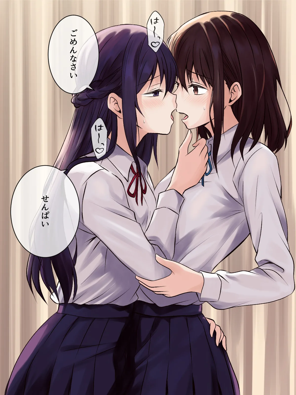憧れの先輩と保健室で百合エッチ Page.16