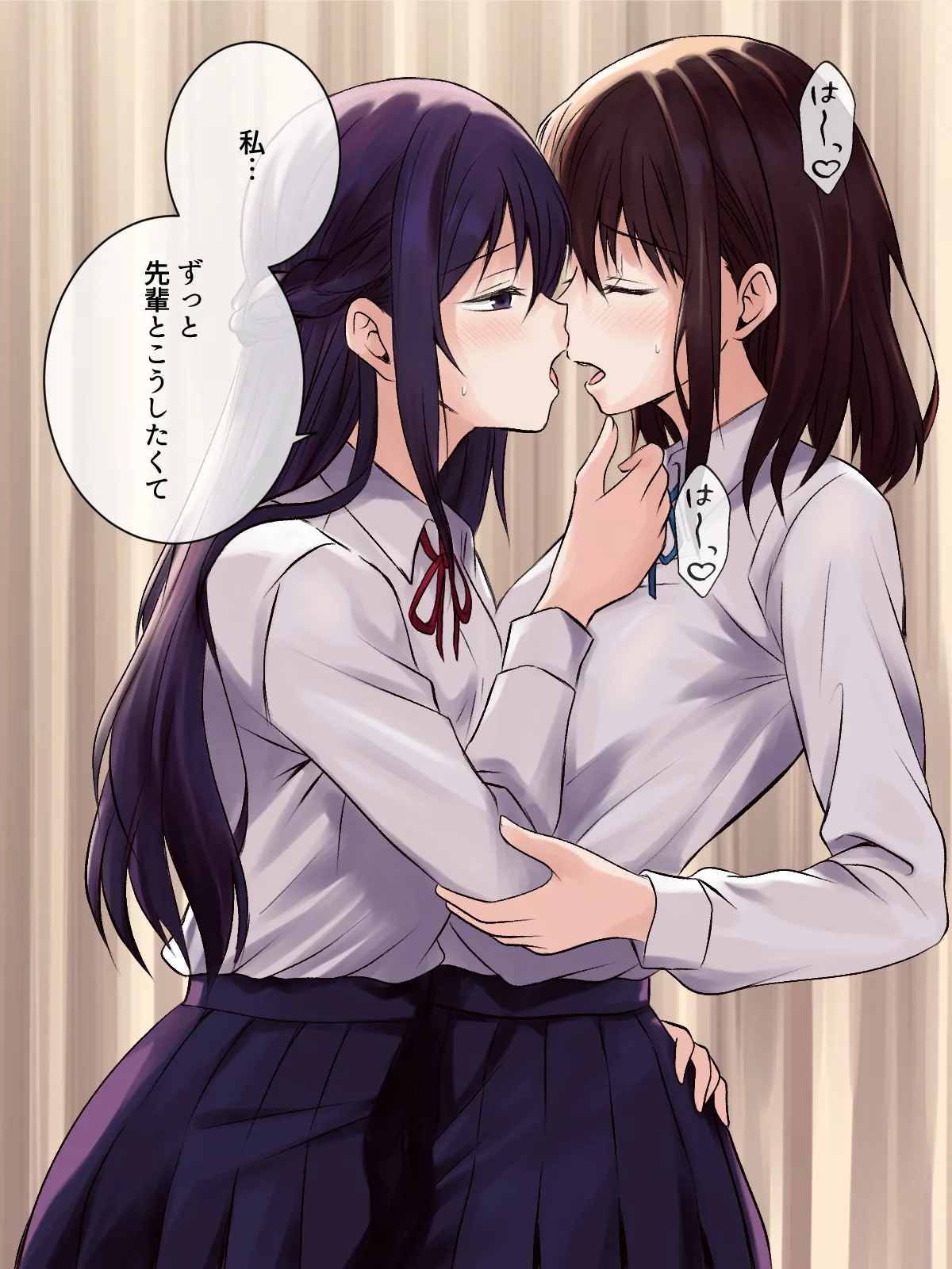 憧れの先輩と保健室で百合エッチ Page.20