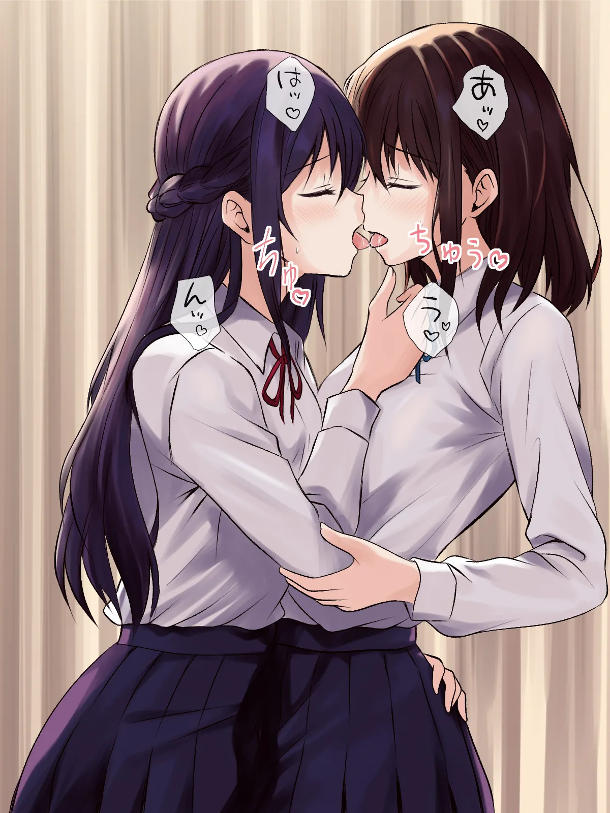 憧れの先輩と保健室で百合エッチ Page.28