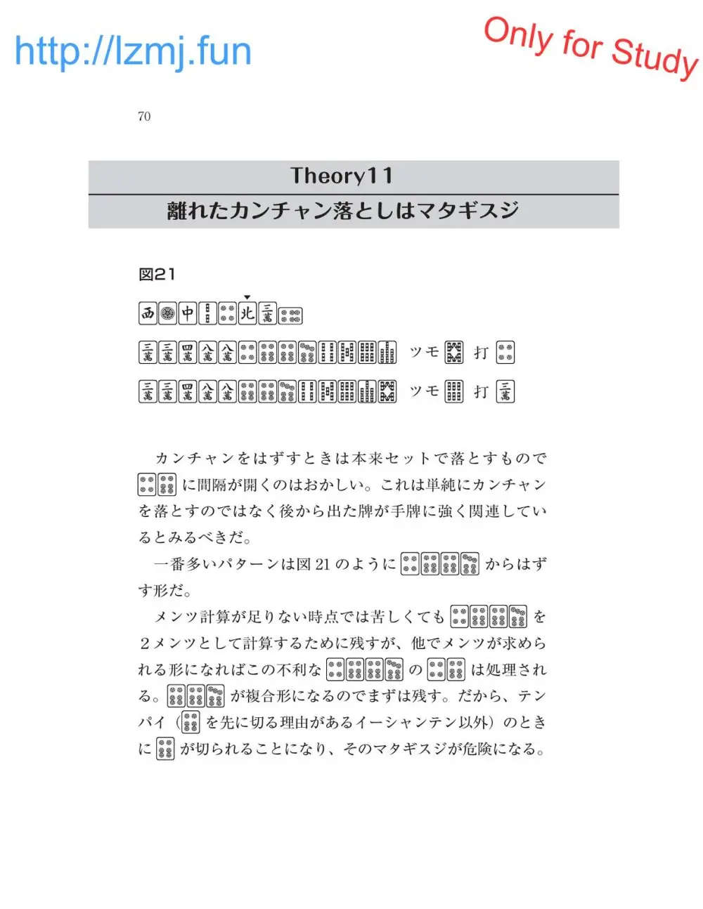 麻雀 捨牌読みガイド Page.72