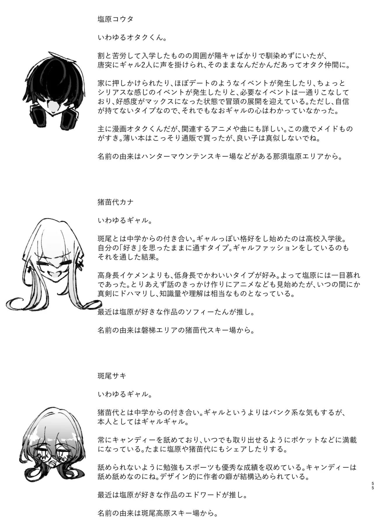 じゃ、今日からオタクくんは私たちの彼ピってことで! [無修正] Page.55