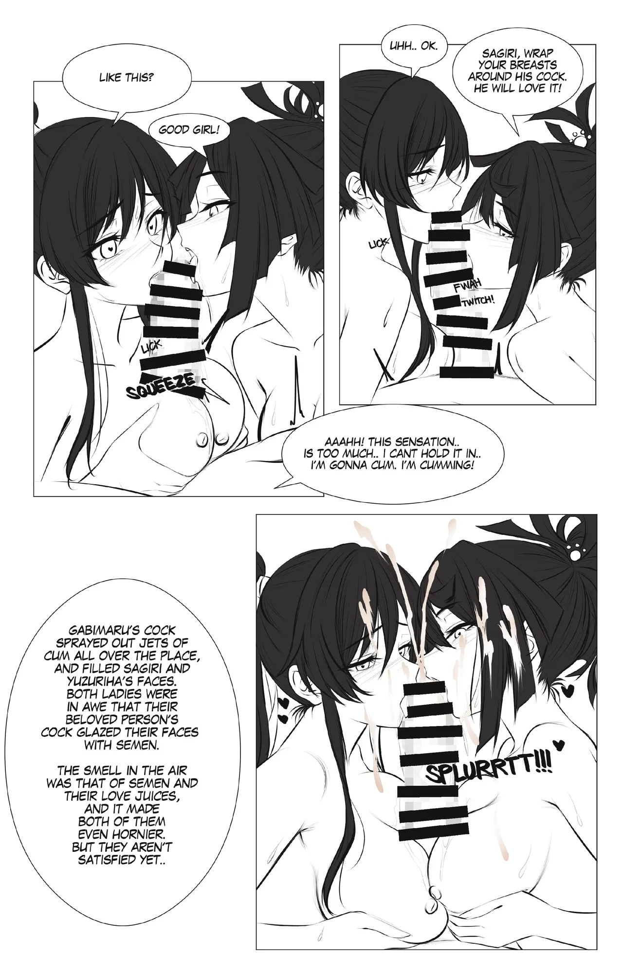 Girl's Paradise - Sagiri Vs. Yuzuriha Pt. 1 Page.9