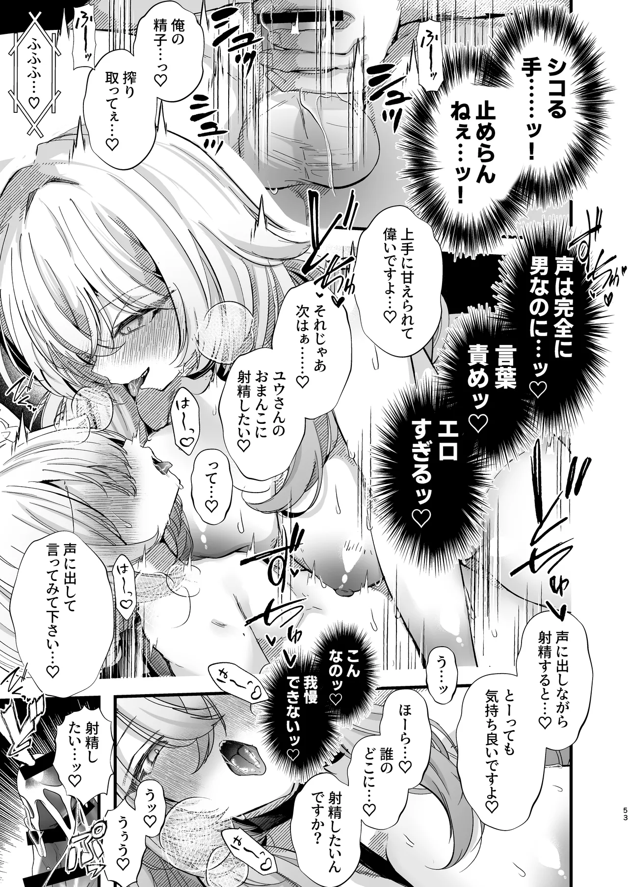 電脳天獄2ー拗らせ冷笑オタクだった俺がVRSNSの メンヘラ淫乱メス男子と共依存ホモになるまでの話。- Page.52