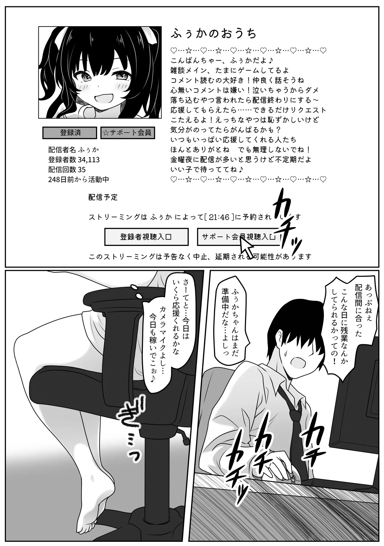 ふぅかのおうち 配信→特定→公開セックス！？ Page.3