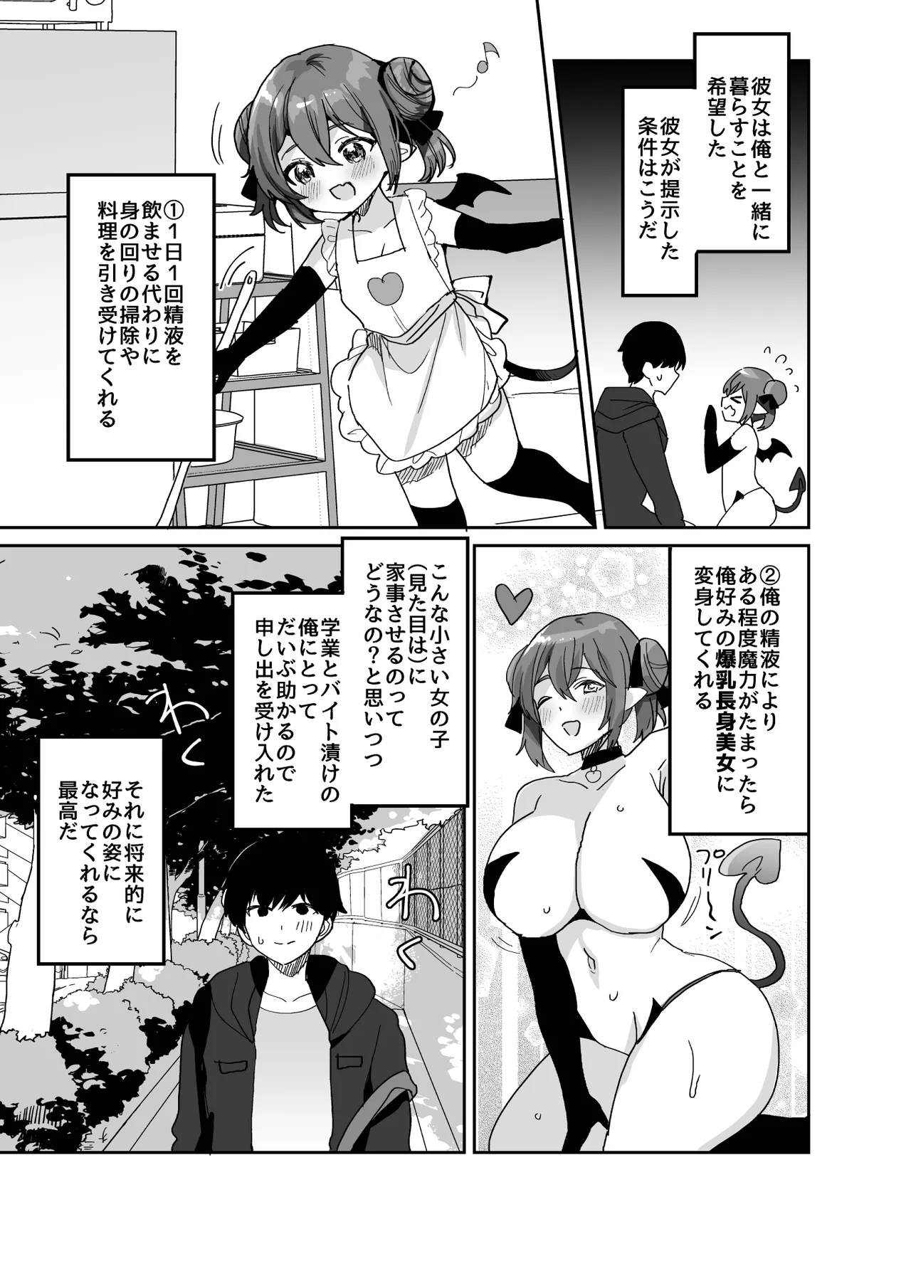 ぽんこつサキュバスちゃんに押しかけ搾精逆レされる本 Page.6