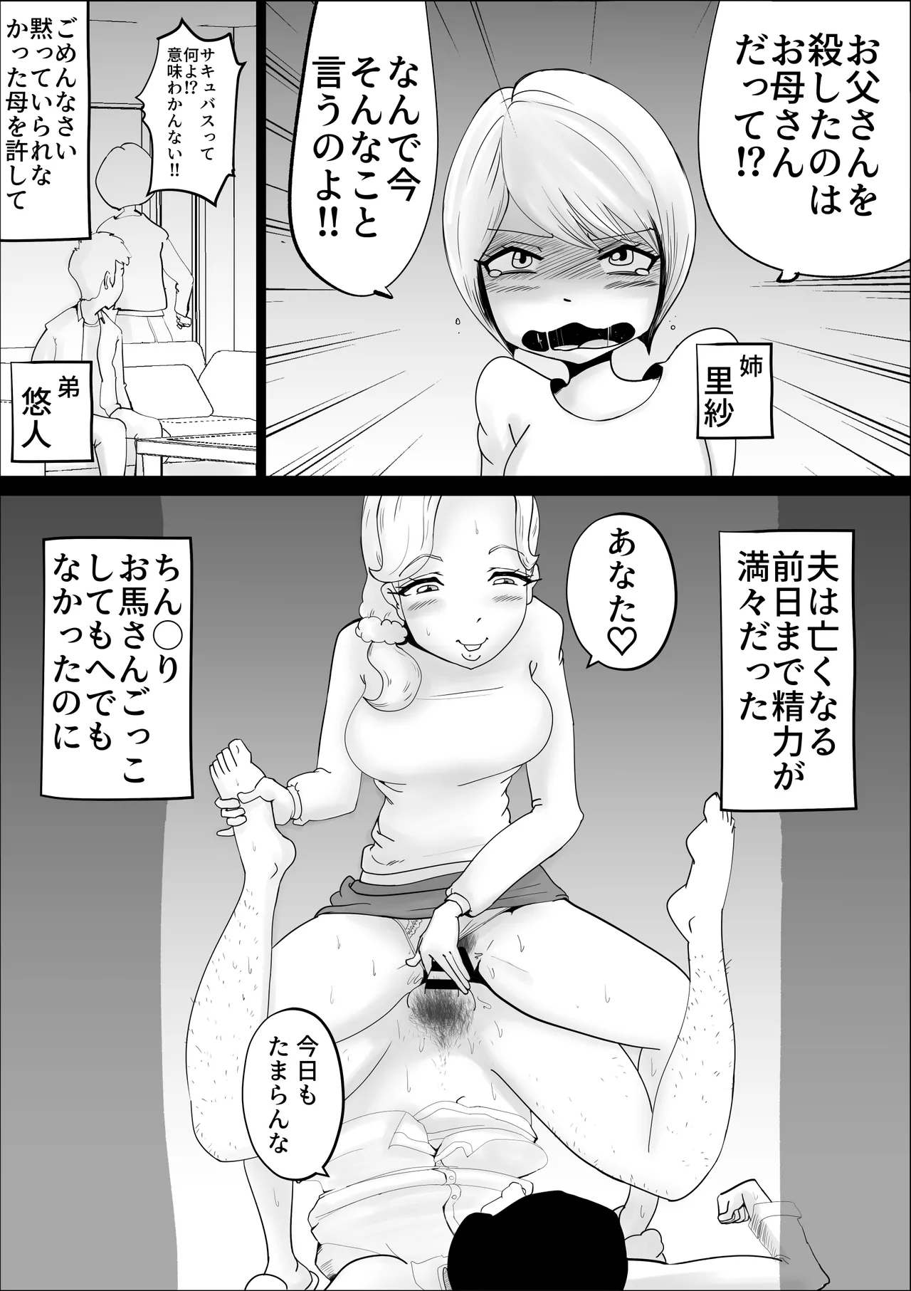 母親サキュバスの息子姦 Page.3