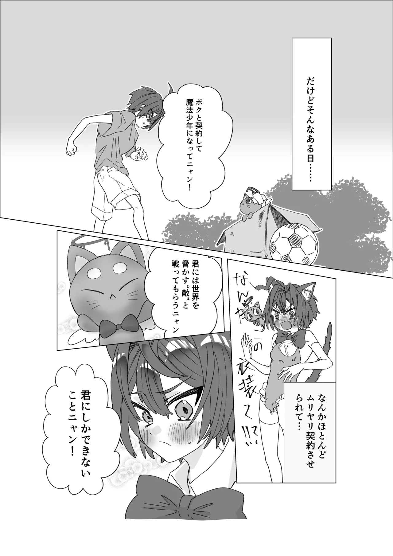 魔法少年が酷いコトされる本 Page.4