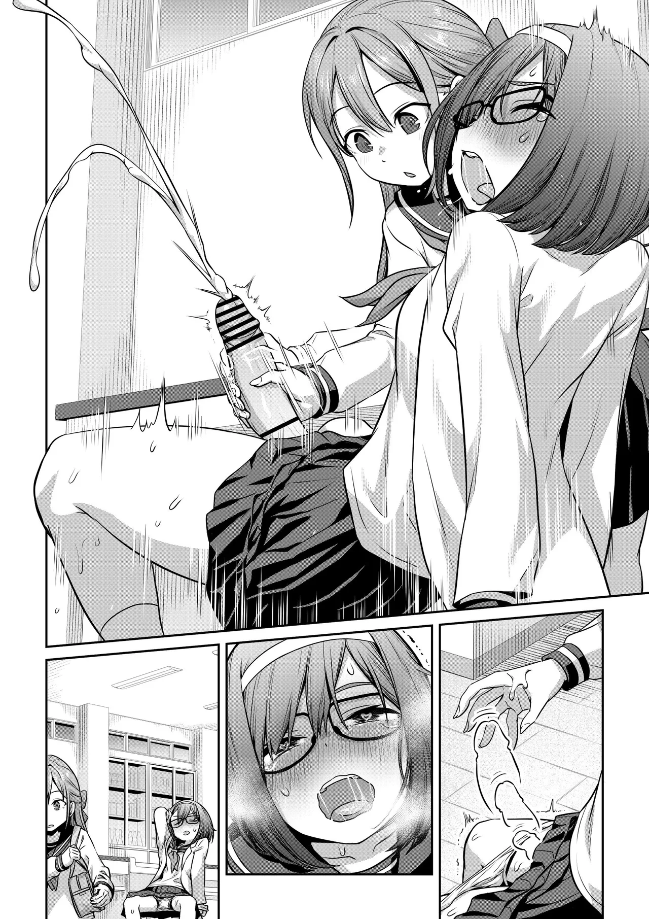 薬でふたなりになっちゃった化学部部長と Page.8