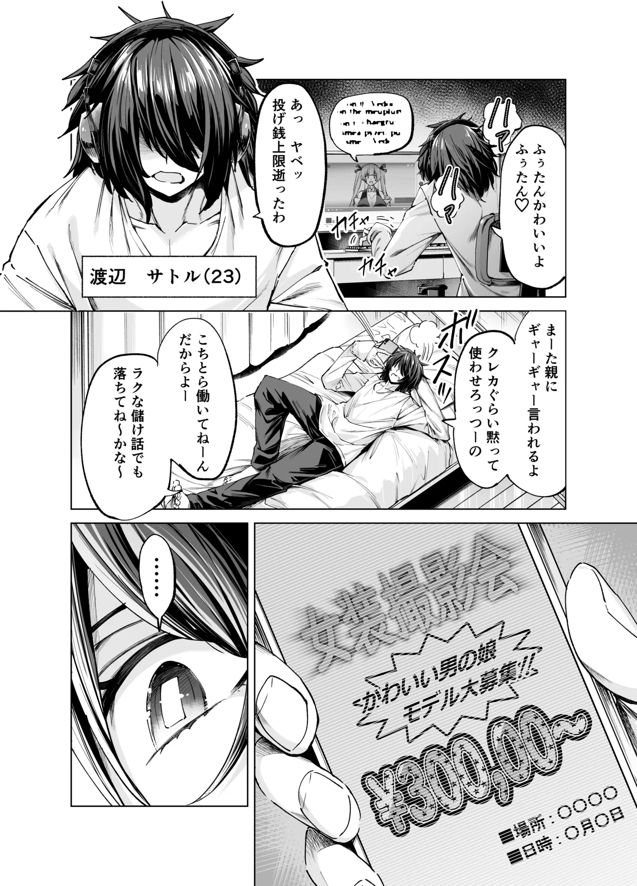 童貞ニートくんのフォトセッション Page.3
