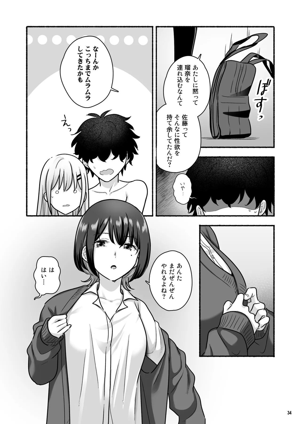 マンガを貸しただけなのに…ボクの家がギャルとのヤリ部屋に！？ Page.35