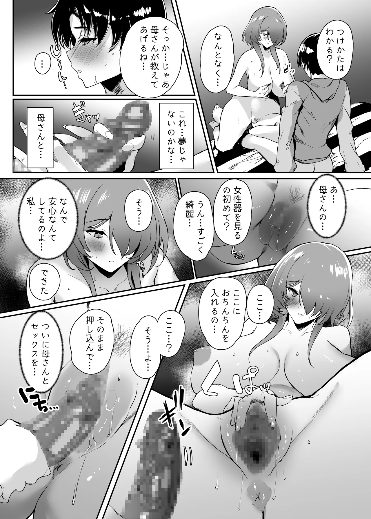 初恋の母さんにデカチン童貞を捧げて僕の赤ちゃんを孕んでもらうまでの話 Page.21