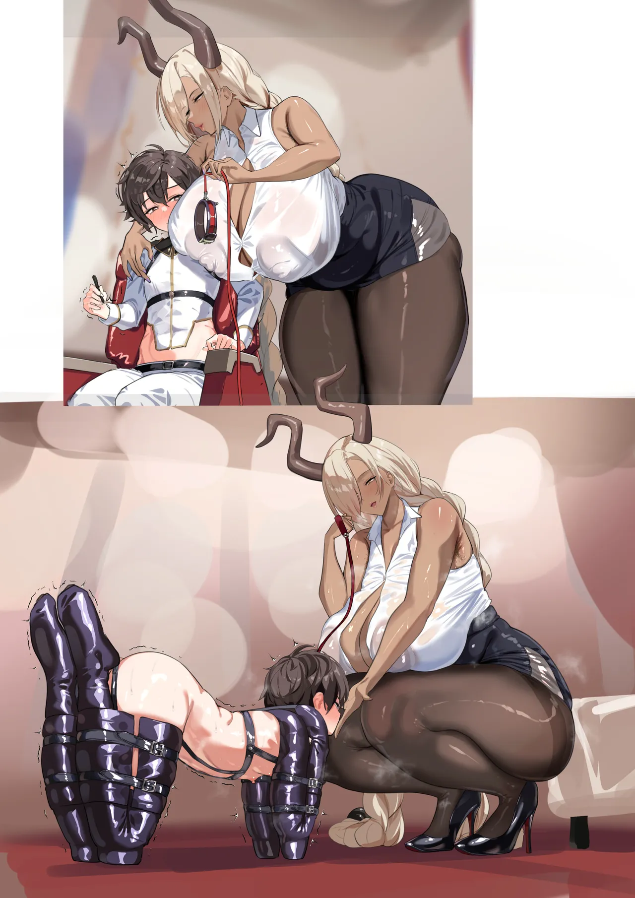 マゾの男の子とデっかい女の子 Page.153