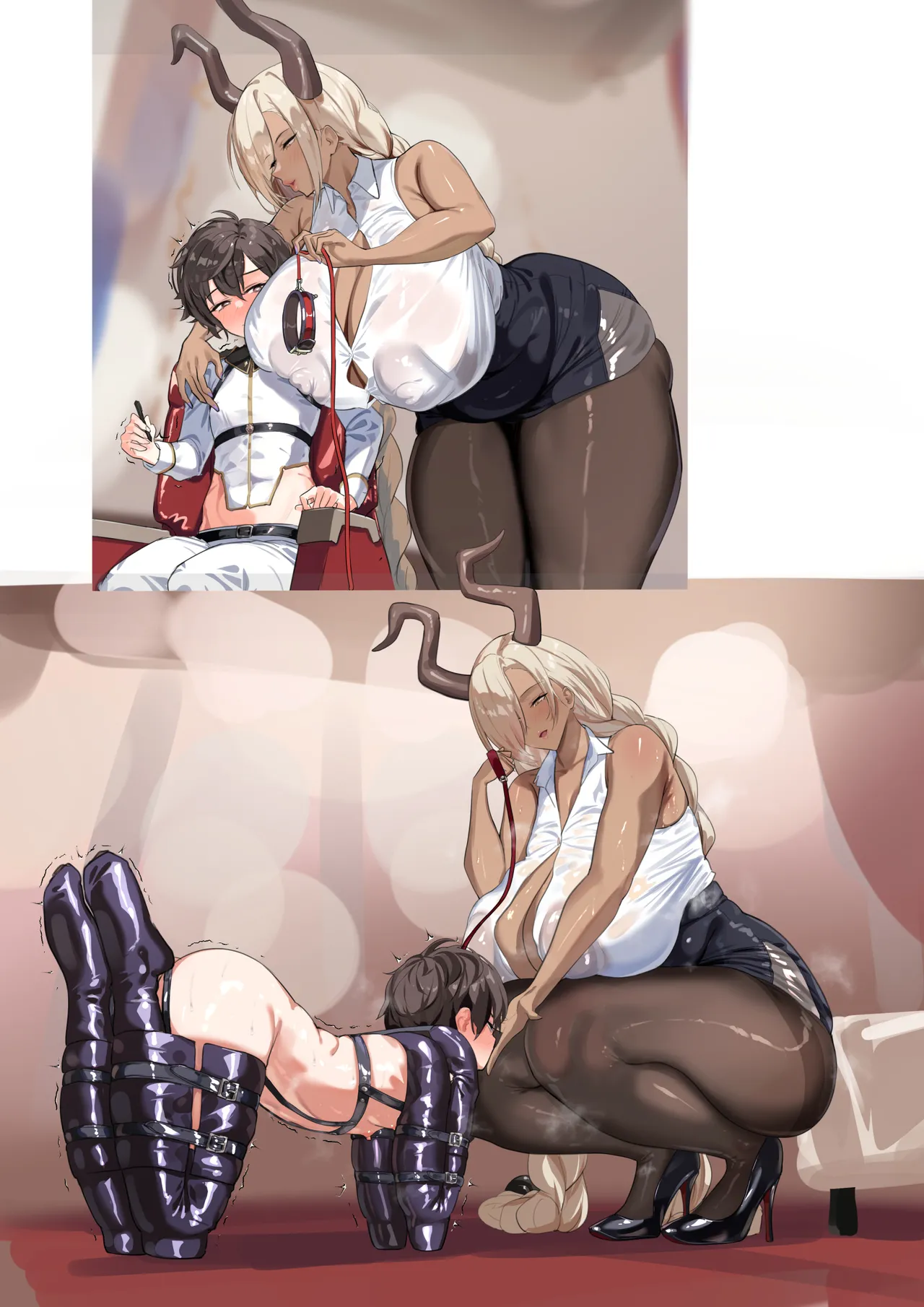 マゾの男の子とデっかい女の子 Page.226