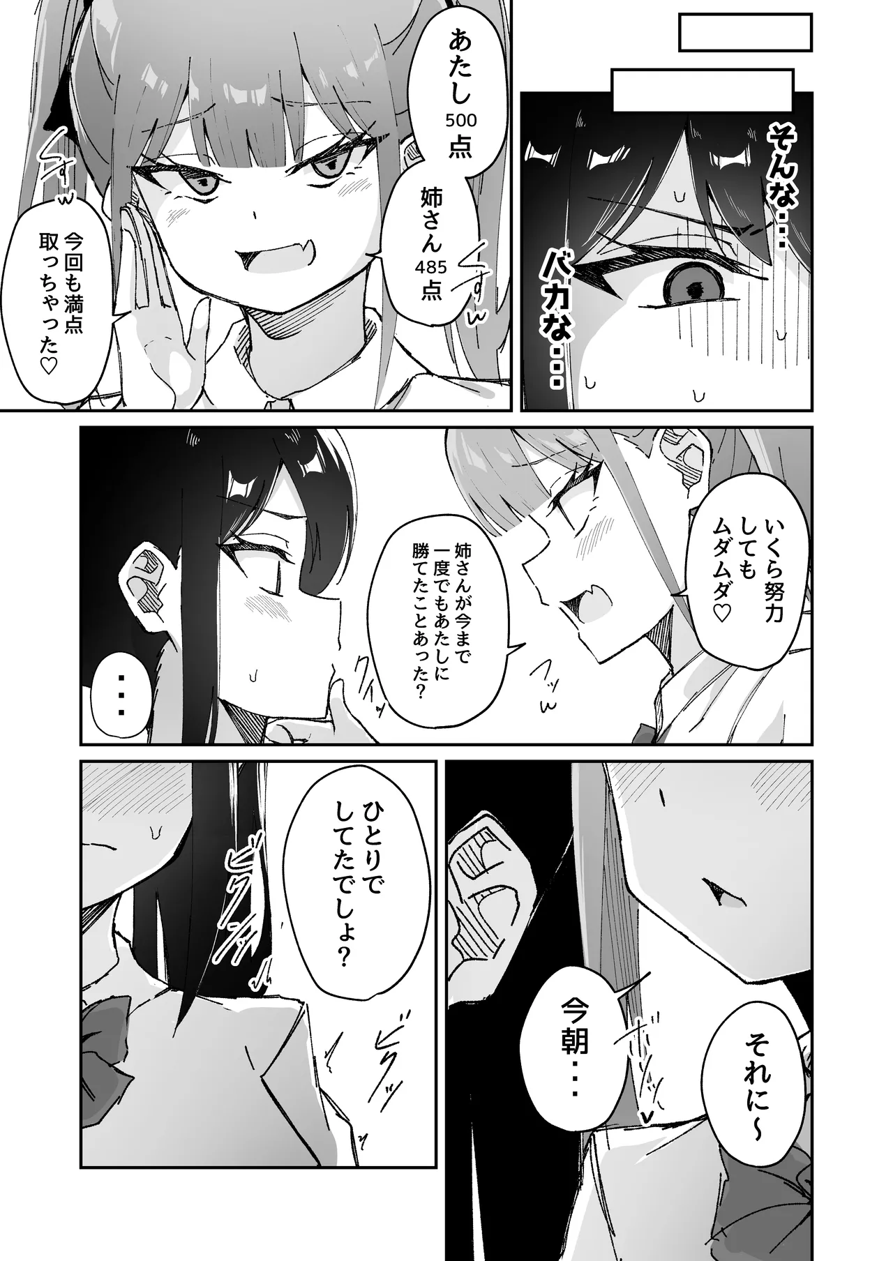 激弱乳首な堅物お姉ちゃんは小悪魔妹に逆らえない！ Page.5