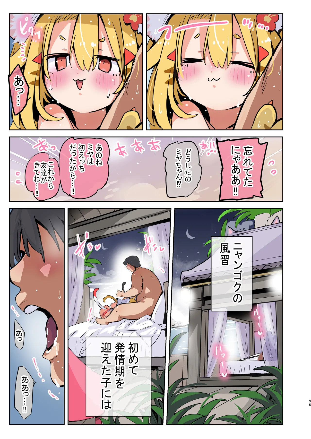 南国ネコ耳少女とえっちできる島 Page.34