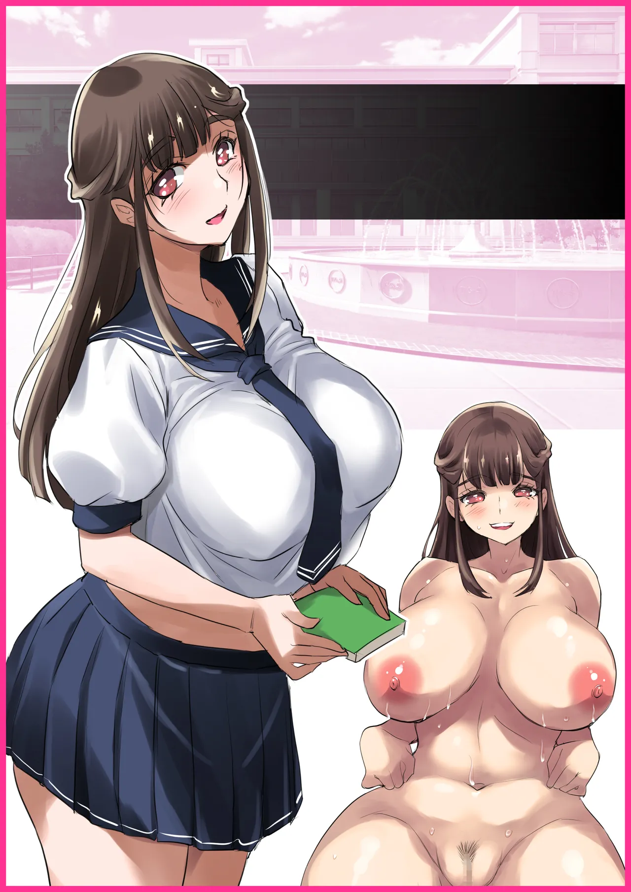 清楚で巨乳なお嬢様はおじさんチンポ大好き【おほ声ど痴女娘】 Page.50