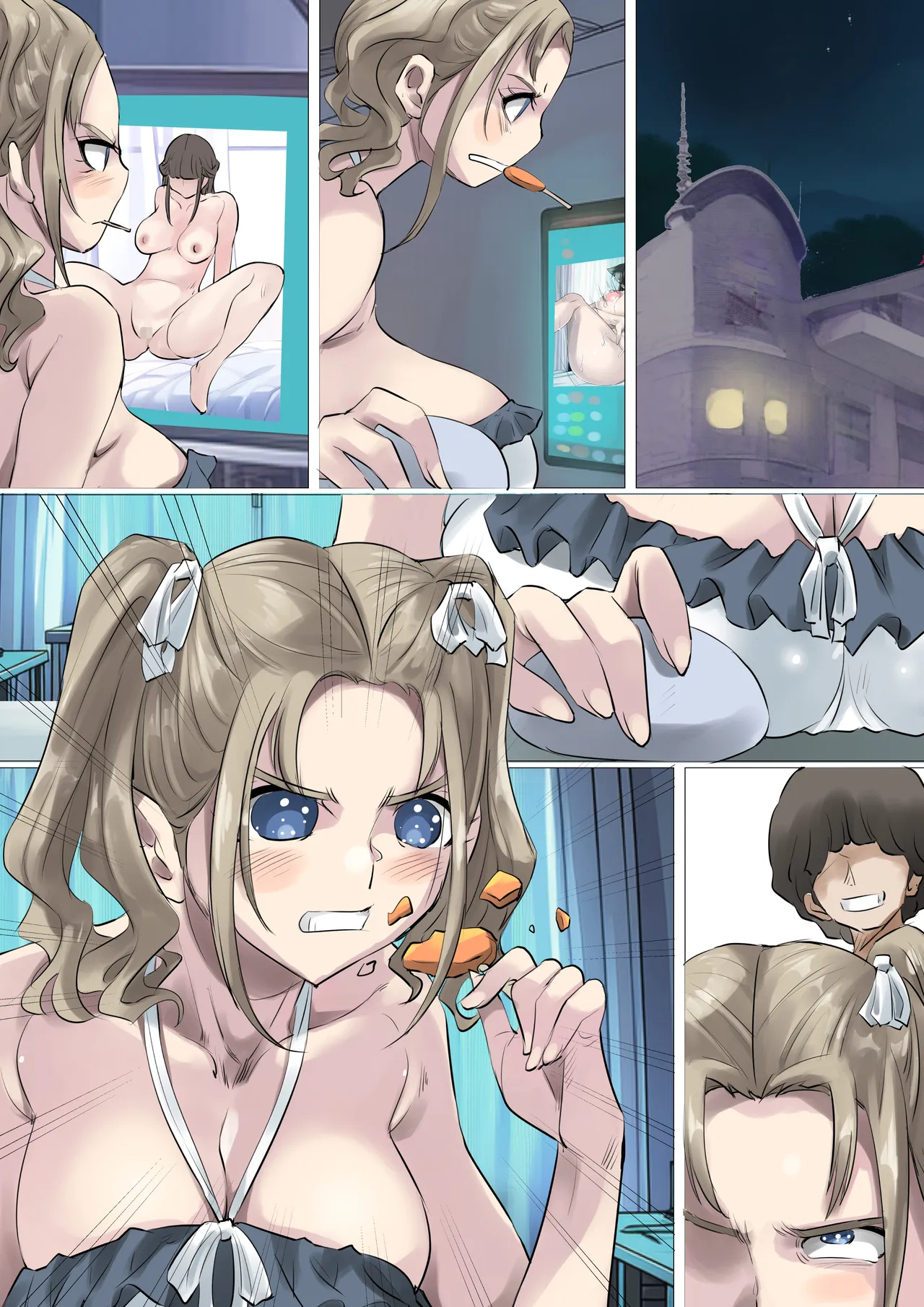 清楚で巨乳なお嬢様はおじさんチンポ大好き【おほ声ど痴女娘】 Page.92