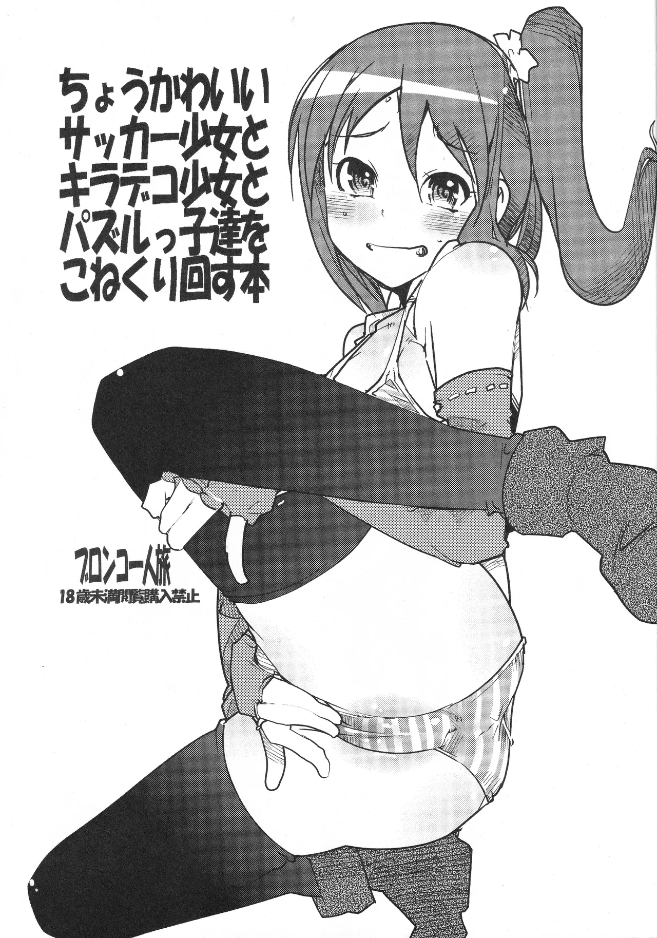 ちょうかわいいサッカー少女とキラデコ少女とパズルっ子達をこねくり回す