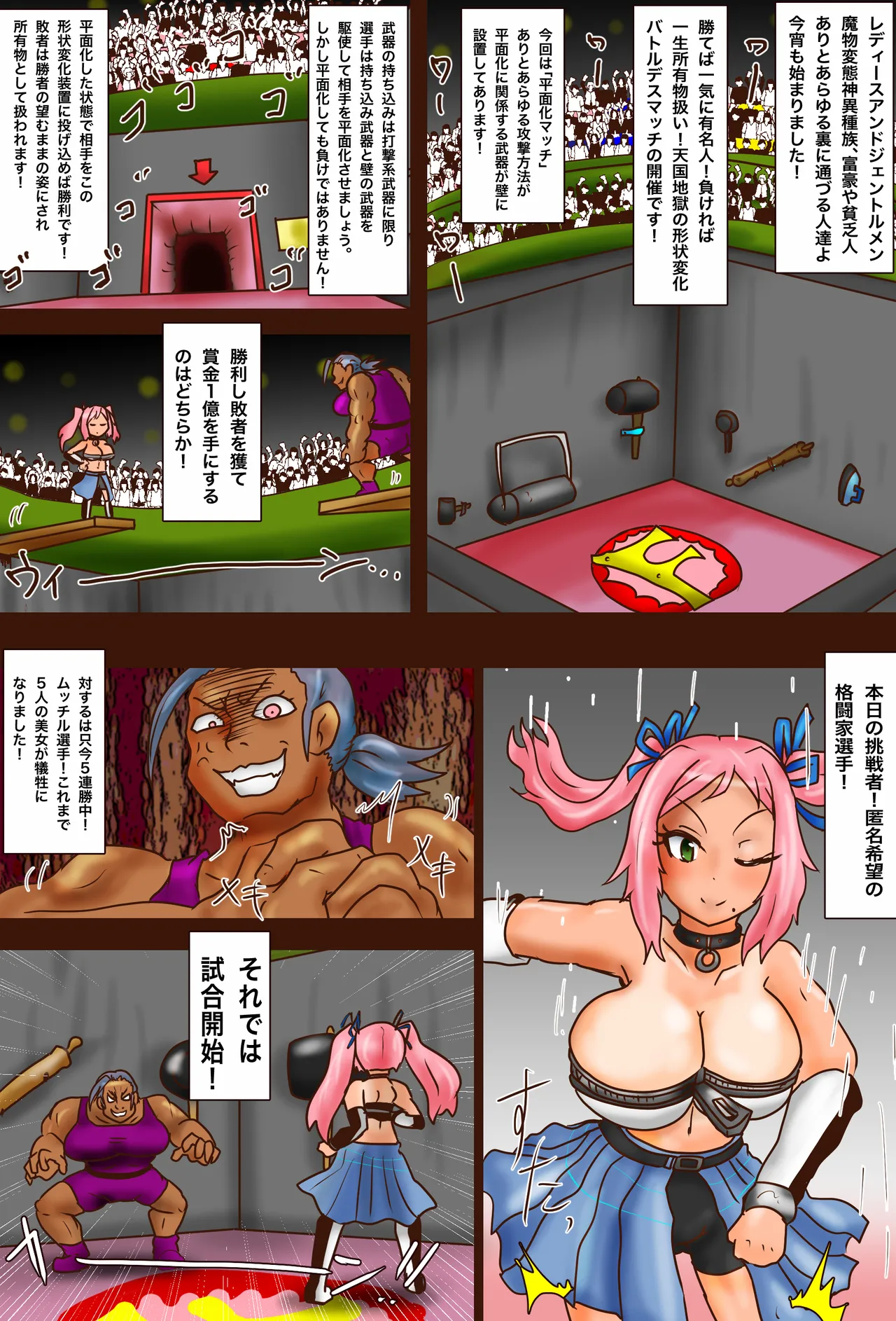 格闘家娘の形状変化バトルデスマッチ Page.2