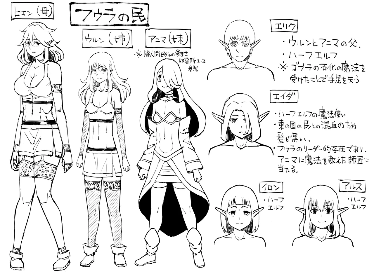豚人間ピグルの進軍-エルフ孕ませ編- Page.52