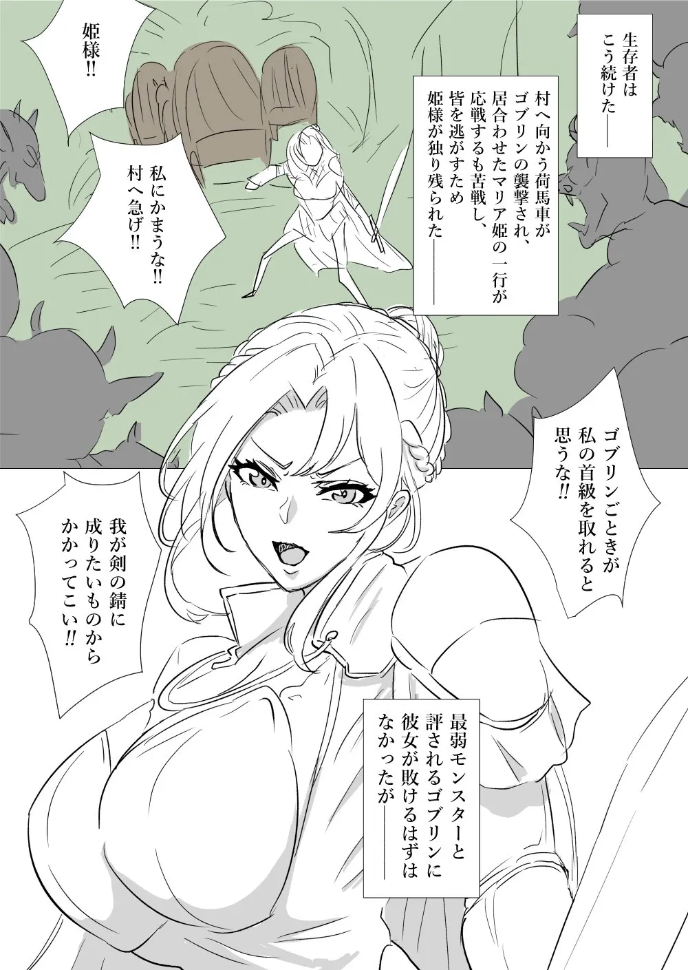 姫騎士vsゴブリン Page.2