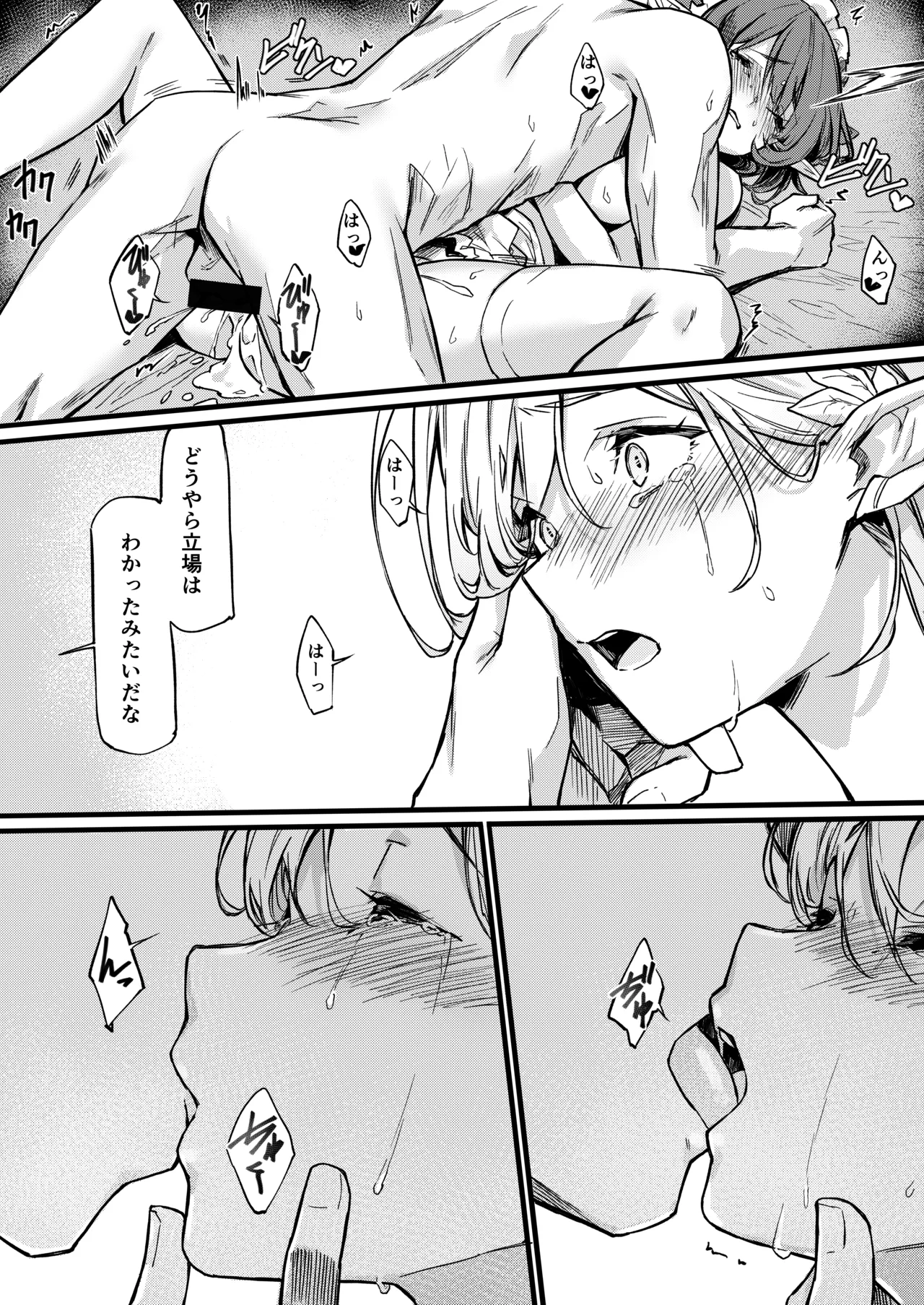 傭兵団がエルフの姫達を略奪してヤりたい放題ヤる話 Page.16