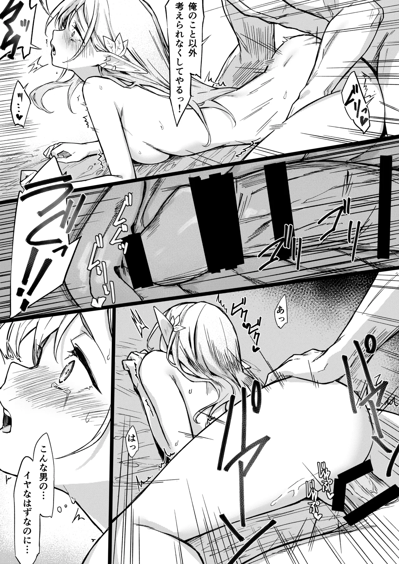 傭兵団がエルフの姫達を略奪してヤりたい放題ヤる話 Page.19