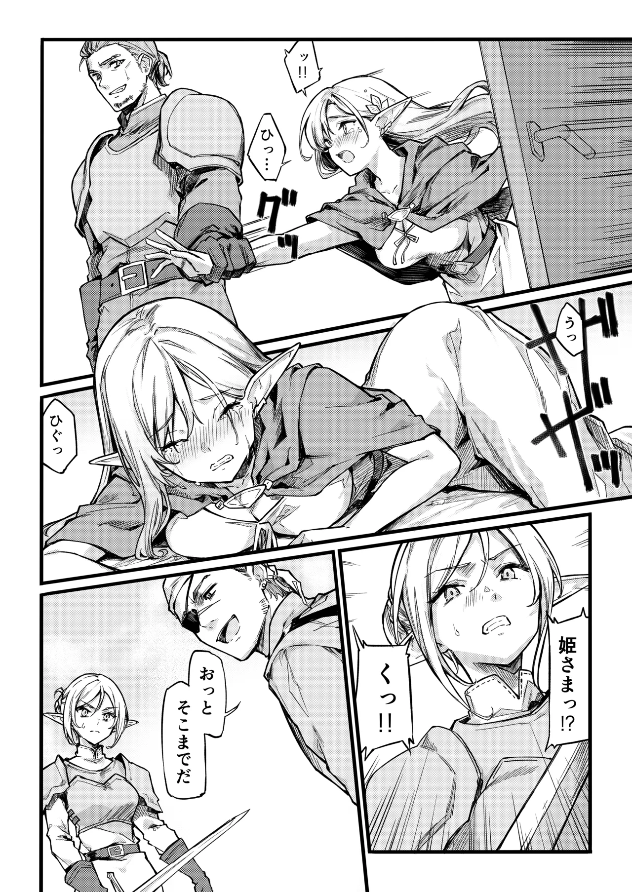 傭兵団がエルフの姫達を略奪してヤりたい放題ヤる話 Page.7