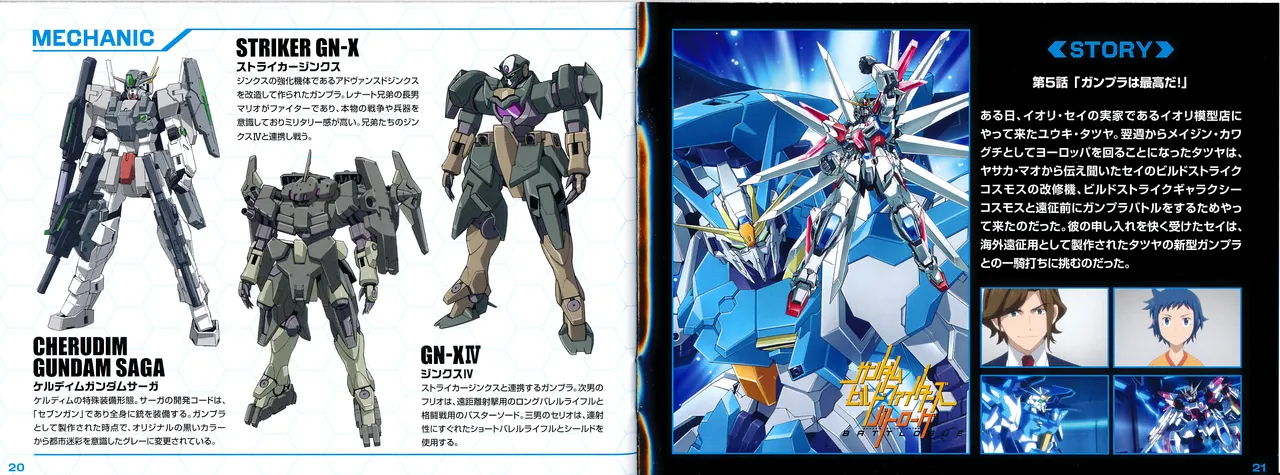 ガンダムビルドファイターズライナーノート Page.11