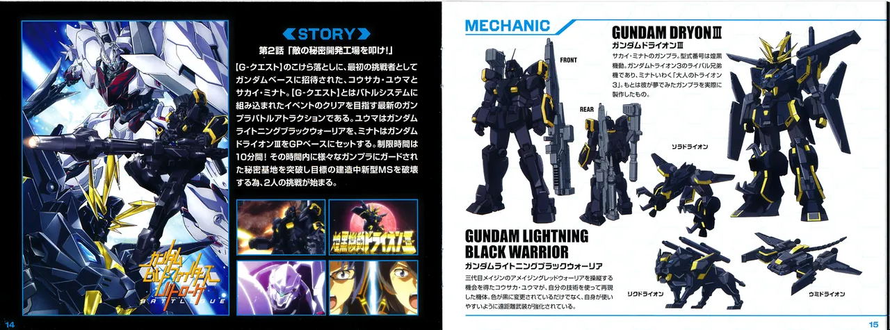 ガンダムビルドファイターズライナーノート Page.8